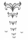 student practice plate A4 varied sizes mirrored leaves.jpg